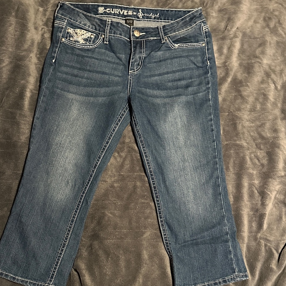 Soundgirl Dark Blue capris
